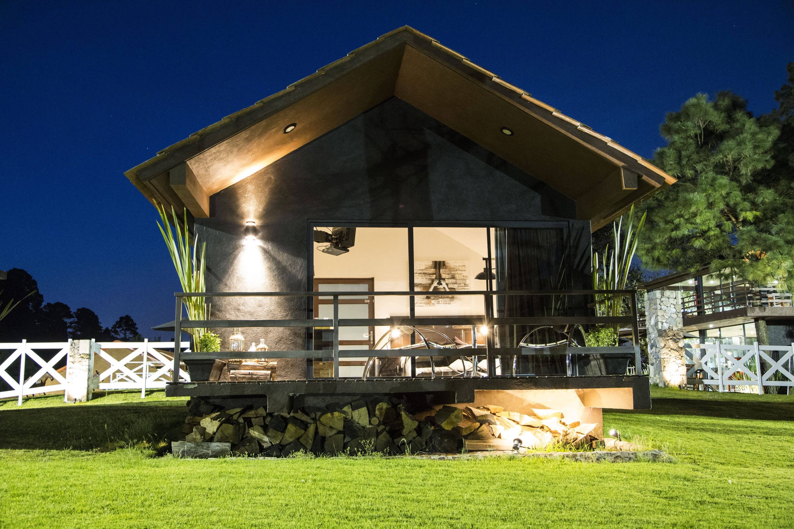 Organic Hotel Boutique en el Ajusco. Foto: Carla Carrasco O.