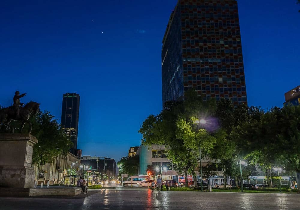 Macroplaza en Monterrey, México